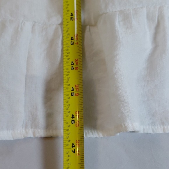 Luxology Halter Neck Crocheted Lace Tiered Lined Sz Small S Resort Cruise Dress - Picture 9 of 12